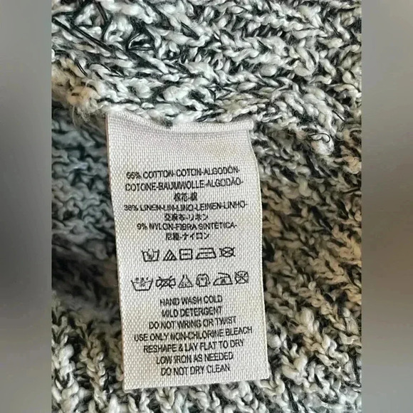 Free People Electric City Linen Blend Marled Pullover Sweater Women's Size S - Picture 9 of 9